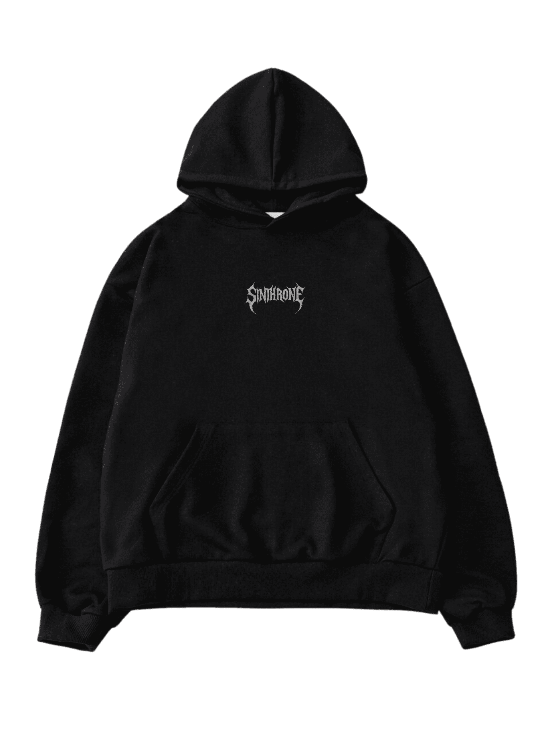 Premium Black Streetwear Oversized Unisex Hoodie