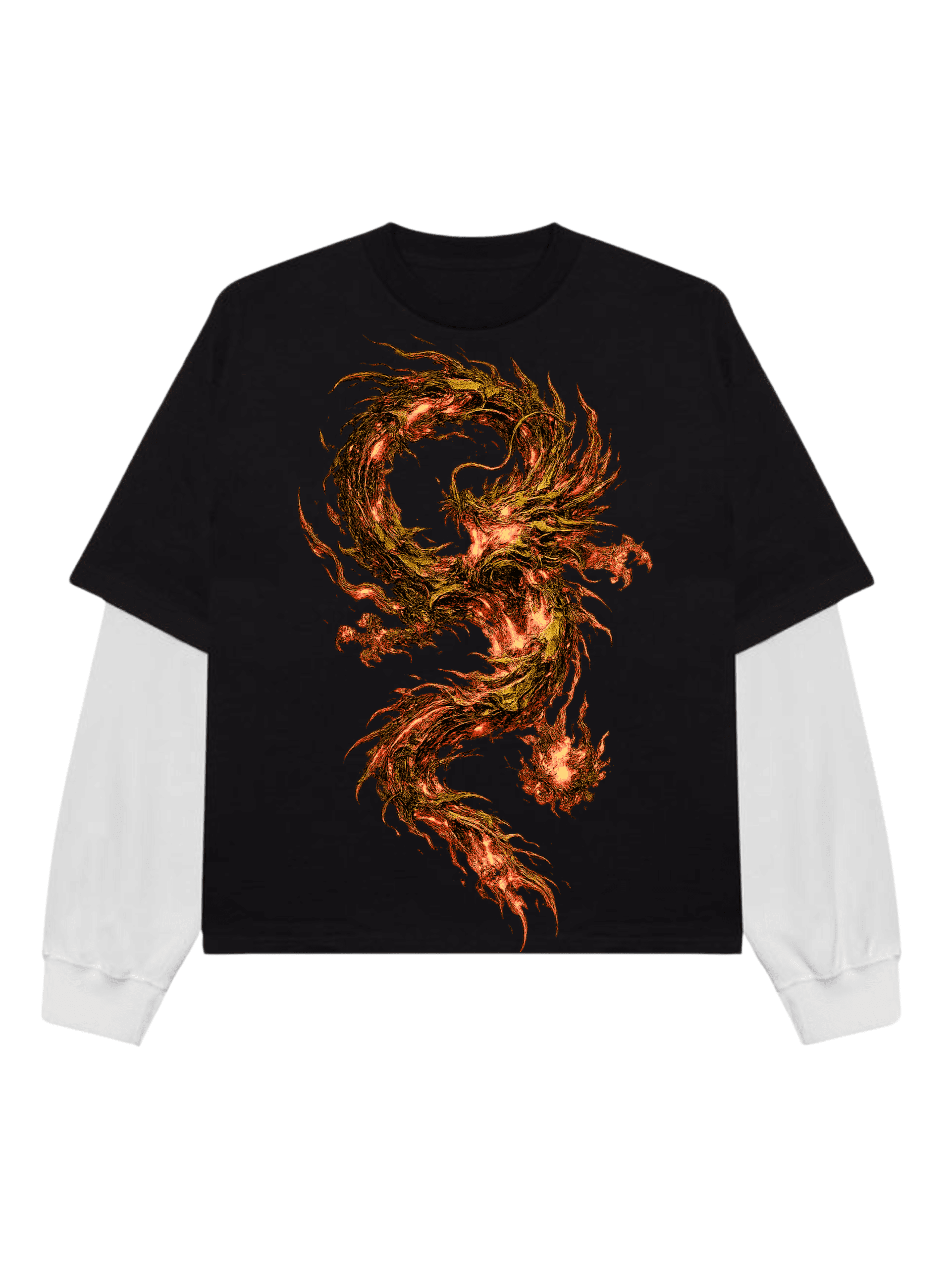 DRACARYX Streetwear Unisex Oversized Doctor Sleeve T-shirt